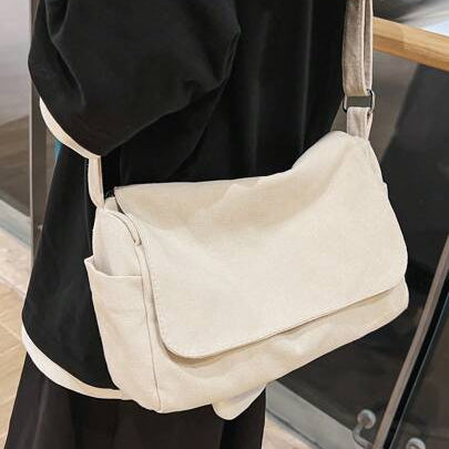 [BEIGE] Crossbody Tote Bag