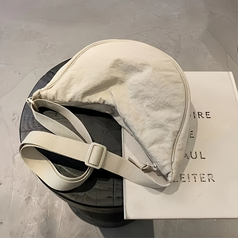 [WHITE] Crescent Crossbody Bag