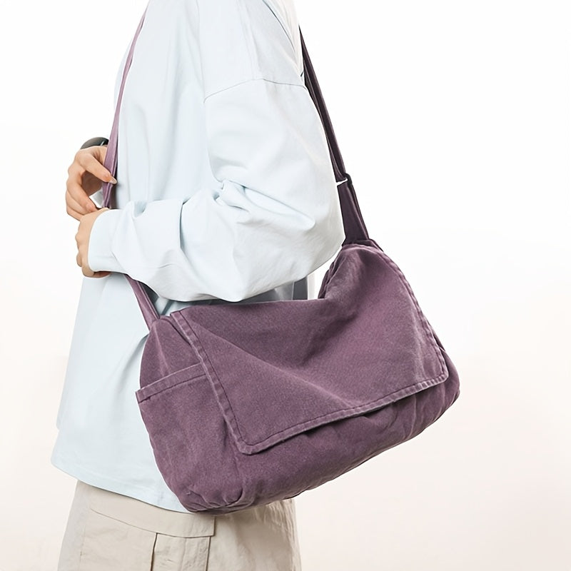 [PURPLE] Crossbody Tote Bag