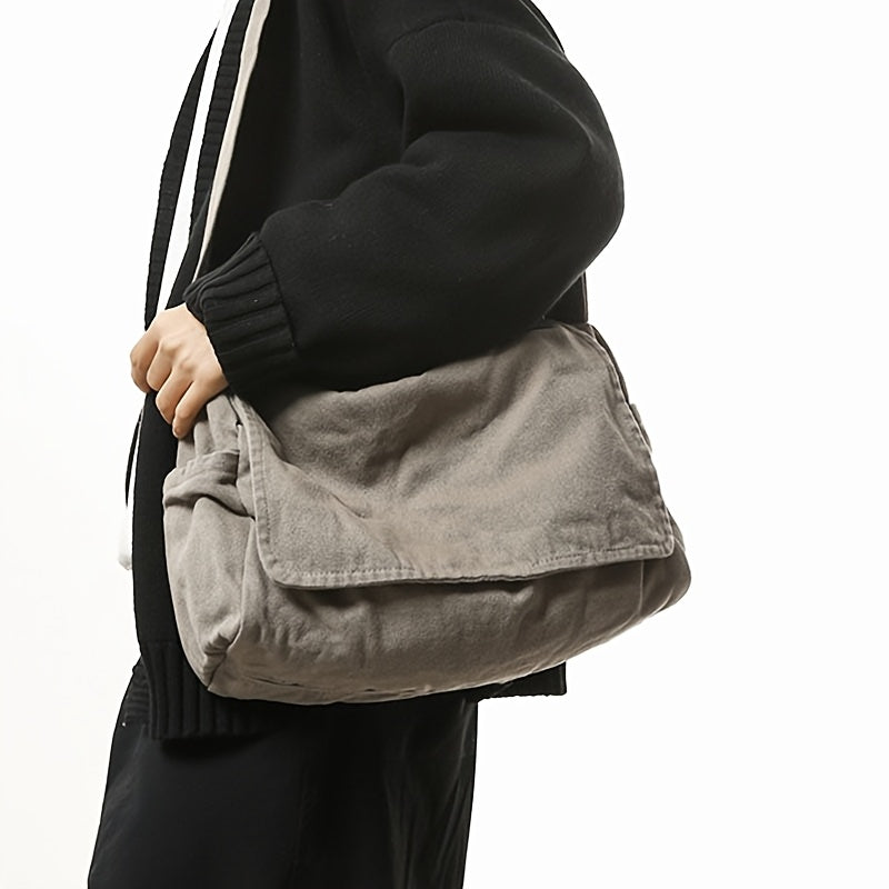 [GRAY] Crossbody Tote Bag