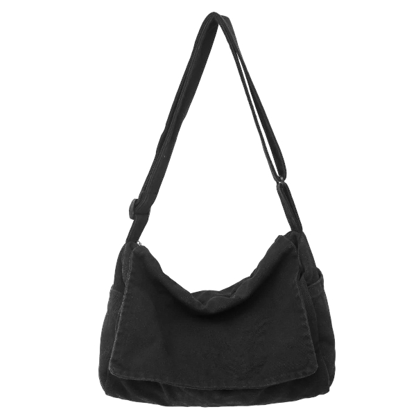 [BLACK] Casual Crossbody Bag