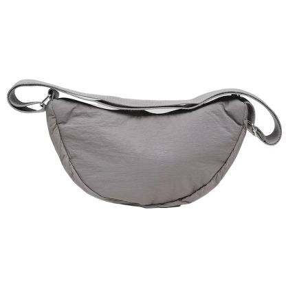 [GREY] Crescent Crossbody Bag