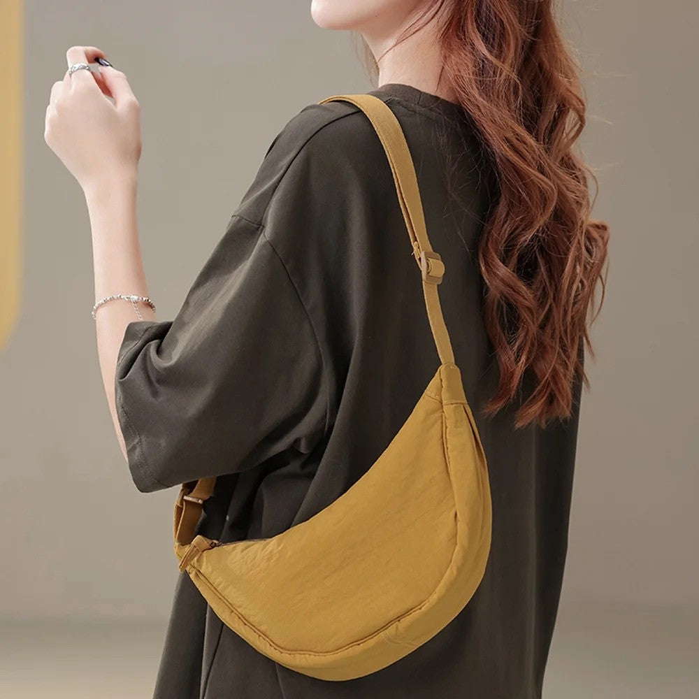 [YELLOW] Crescent Crossbody Bag
