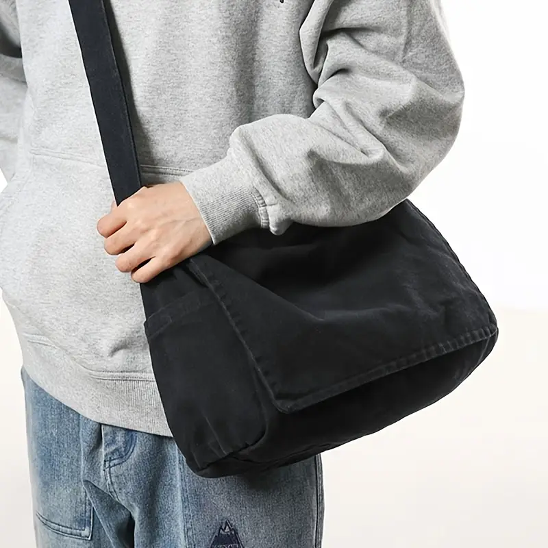 [BLACK] Casual Crossbody Bag